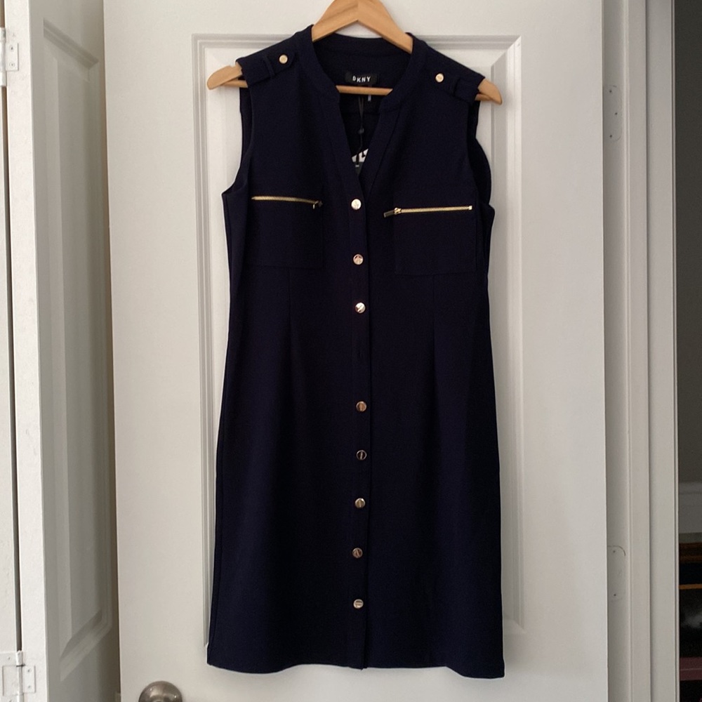 DKNY Navy Dress Size 8